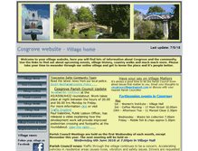 Tablet Screenshot of cosgrovevillage.co.uk